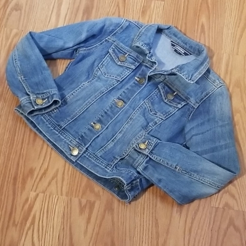 Lands end jean jacket 7/8‎